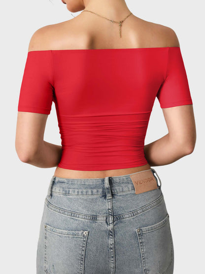 Yeoreo Luzlie Y2K One-Shoulder Top