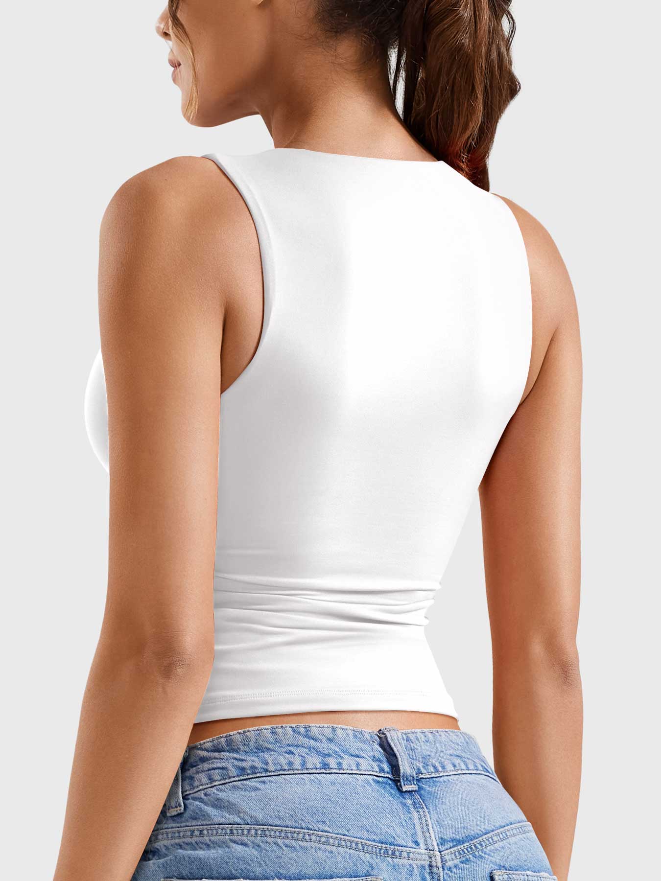 Yeoreo Laurisa Half Zip Tank Top
