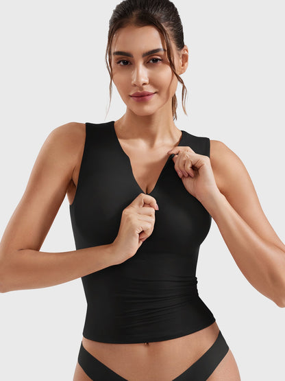 Yeoreo Laurisa Half Zip Tank Top