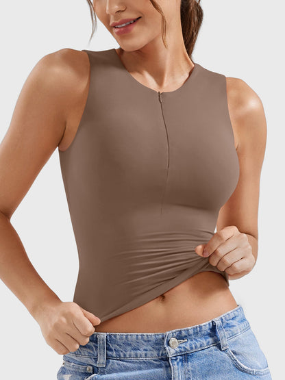 Yeoreo Laurisa Half Zip Tank Top