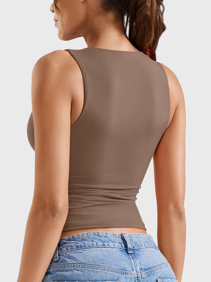 Yeoreo Laurisa Half Zip Tank Top