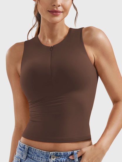 Yeoreo Laurisa Half Zip Tank Top