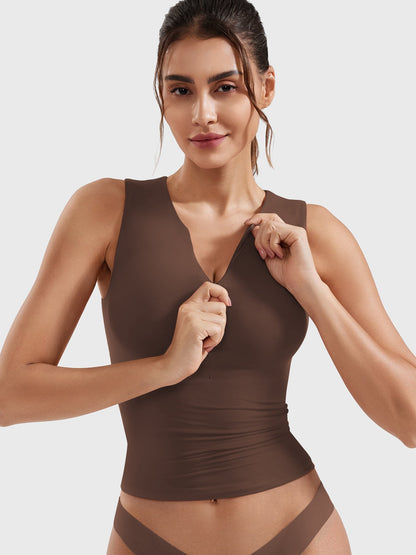 Yeoreo Laurisa Half Zip Tank Top