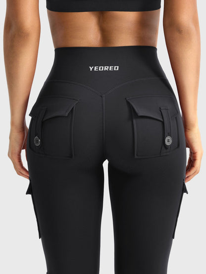 Yeoreo Hedda 30" Cargo Flared Leggings
