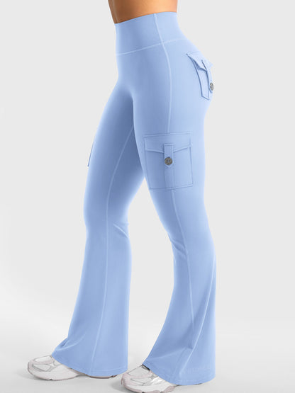 Yeoreo Hedda 34" Cargo Flared Leggings