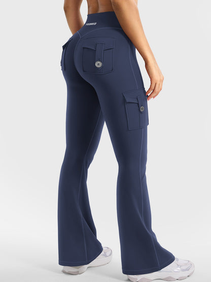 Yeoreo Hedda 30" Cargo Flared Leggings