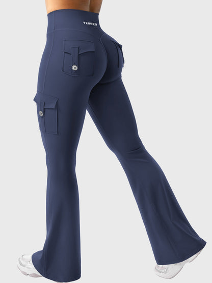 Yeoreo Hedda 34" Cargo Flared Leggings