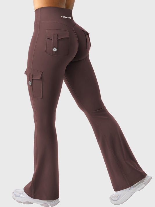 Yeoreo Hedda 30" Cargo Flared Leggings